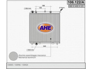 AHE 106.122/A radiatorius, variklio aušinimas 
 Aušinimo sistema -> Radiatorius/alyvos aušintuvas -> Radiatorius/dalys
1330Q5