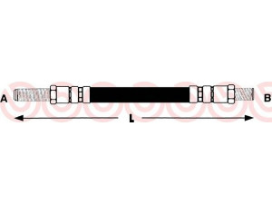 BREMBO T 52 061 stabdžių žarnelė 
 Stabdžių sistema -> Stabdžių žarnelės
GBH216, BFH4189, PHC231, LH1672
