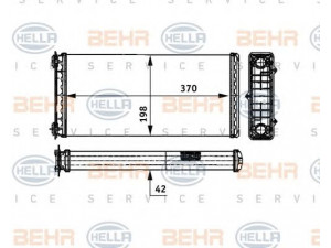 HELLA 8FH 351 312-181 šilumokaitis, salono šildymas 
 Šildymas / vėdinimas -> Šilumokaitis
126 2853, 126 2855, 133 1272, 133 5401