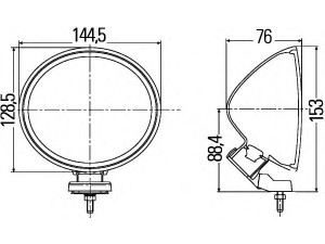 HELLA 1N4 007 893-821 rūko žibintų rinkinys
67041