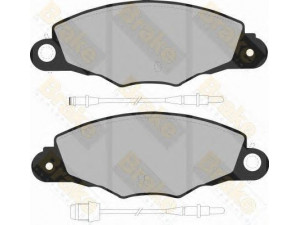 Brake ENGINEERING PA1145 stabdžių trinkelių rinkinys, diskinis stabdys 
 Techninės priežiūros dalys -> Papildomas remontas
425145, 425211, 425301, E172086