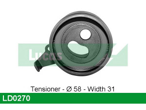 LUCAS ENGINE DRIVE LD0270 įtempiklio skriemulys, paskirstymo diržas