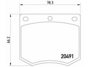 BREMBO P 24 002 stabdžių trinkelių rinkinys, diskinis stabdys 
 Techninės priežiūros dalys -> Papildomas remontas
1487416, 1540858, 1540859, 1541678