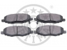 OPTIMAL 12544 stabdžių trinkelių rinkinys, diskinis stabdys 
 Techninės priežiūros dalys -> Papildomas remontas
044650K040, 044650K100, 044650K130