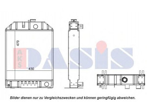 AKS DASIS 440528N radiatorius, variklio aušinimas