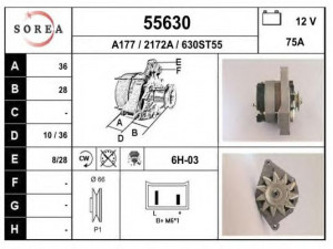 EAI 55630 kintamosios srovės generatorius