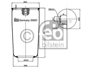 FEBI BILSTEIN 39991 dėklas, pneumatinė pakaba 
 Pakaba -> Pneumatinė pakaba
1076595