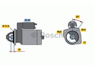 BOSCH 0 986 017 530 starteris 
 Elektros įranga -> Starterio sistema -> Starteris
1019852, 1027772, 1030151, 1033781