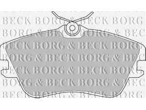 BORG & BECK BBP1160 stabdžių trinkelių rinkinys, diskinis stabdys 
 Techninės priežiūros dalys -> Papildomas remontas
701698151E, 701615115C, 701698151D