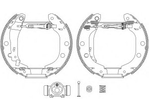 HELLA PAGID 8DB 355 004-671 stabdžių trinkelių komplektas 
 Techninės priežiūros dalys -> Papildomas remontas
440603J325, 440607E625, 7701205517
