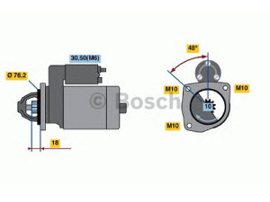 BOSCH 0 001 218 128 starteris 
 Elektros įranga -> Starterio sistema -> Starteris
91AB 11000 HA, 91AB 11000 HB, 91AX 11000 HA