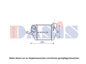 AKS DASIS 117006N tarpinis suslėgto oro aušintuvas, kompresorius 
 Variklis -> Oro tiekimas -> Įkrovos agregatas (turbo/superįkrova) -> Tarpinis suslėgto oro aušintuvas
RF7N13565A, RF7N13565B, RF7N13565C