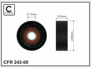 CAFFARO 242-00 kreipiantysis skriemulys, V formos rumbuotas diržas 
 Diržinė pavara -> V formos rumbuotas diržas/komplektas -> Laisvasis/kreipiamasis skriemulys
55195531, 55195531