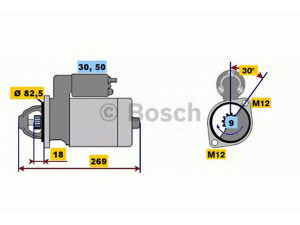 BOSCH 0 001 110 128 starteris
068 911 024 G, 068 911 024 G, 068 911 024 G