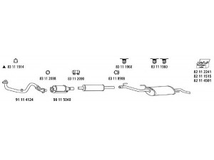 HJS VW_337 išmetimo sistema