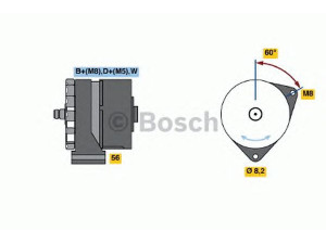BOSCH 0 120 468 080 kintamosios srovės generatorius 
 Elektros įranga -> Kint. sr. generatorius/dalys -> Kintamosios srovės generatorius