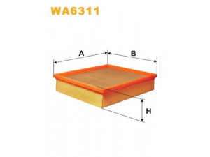 WIX FILTERS WA6311 oro filtras 
 Techninės priežiūros dalys -> Techninės priežiūros intervalai
PC945, ESR0341, ESR341