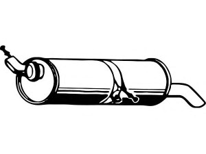FENNO P4782 galinis duslintuvas 
 Išmetimo sistema -> Duslintuvas
1726-KE, 1726-KF, 1726-TZ, 1726-XT