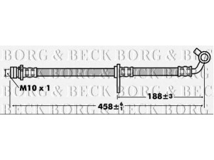 BORG & BECK BBH7443 stabdžių žarnelė 
 Stabdžių sistema -> Stabdžių žarnelės
01466SJF010