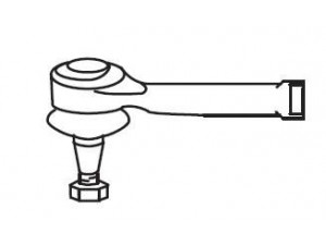 FRAP 2348 skersinės vairo trauklės galas 
 Vairavimas -> Vairo mechanizmo sujungimai
48520-AX602, 7701047416, 7701047813