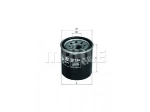 KNECHT OC 224 alyvos filtras 
 Techninės priežiūros dalys -> Techninės priežiūros intervalai
58338045000, 58338045100, 58338045101