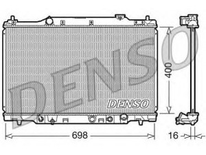 DENSO DRM40016 radiatorius, variklio aušinimas 
 Aušinimo sistema -> Radiatorius/alyvos aušintuvas -> Radiatorius/dalys
19010PNA901, 19010PNA9012M, 19010PNAG51