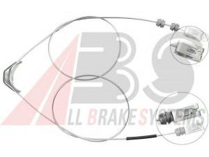 A.B.S. K13381 trosas, stovėjimo stabdys 
 Stabdžių sistema -> Valdymo svirtys/trosai
522619, 94367286