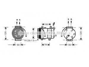 AVA QUALITY COOLING ALK010 kompresorius, oro kondicionierius 
 Oro kondicionavimas -> Kompresorius/dalys
60604347, 04677344