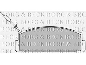 BORG & BECK BBP1376 stabdžių trinkelių rinkinys, diskinis stabdys 
 Techninės priežiūros dalys -> Papildomas remontas