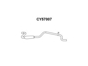 VENEPORTE CY57007 galinis duslintuvas 
 Išmetimo sistema -> Duslintuvas
4427755, 4486605, 4487755
