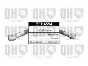 QUINTON HAZELL BFH4594 stabdžių žarnelė 
 Stabdžių sistema -> Stabdžių žarnelės
SE 021 744 400A