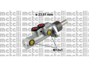 METELLI 05-0601 pagrindinis cilindras, stabdžiai 
 Stabdžių sistema -> Pagrindinis stabdžių cilindras
2D0 611 019, 2D0 611 019B