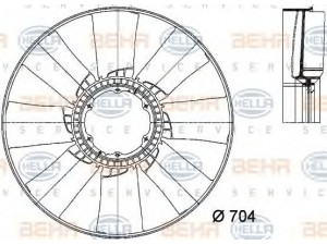 HELLA 8MV 376 733-251 ventiliatoriaus ratas, variklio aušinimas 
 Aušinimo sistema -> Radiatoriaus ventiliatorius
50 10 315 925
