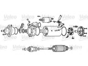 VALEO D13E74 starteris