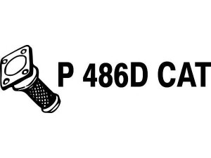 FENNO P486DCAT katalizatoriaus keitiklis 
 Išmetimo sistema -> Katalizatoriaus keitiklis
BM80268H, 1705-LV