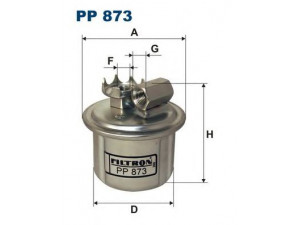 FILTRON PP873 kuro filtras 
 Techninės priežiūros dalys -> Papildomas remontas
16010SK3505, 16010SK3E31, 16010SK3E32