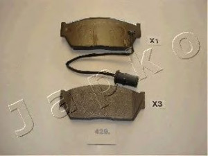 JAPKO 50429 stabdžių trinkelių rinkinys, diskinis stabdys 
 Techninės priežiūros dalys -> Papildomas remontas
45022-SM4-G01