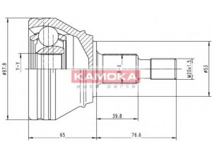 KAMOKA 6681 jungčių komplektas, kardaninis velenas 
 Ratų pavara -> Sujungimai/komplektas
1J0498099EV, 1J0407311R, 1J0498099E