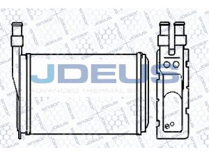 JDEUS 223V08 šilumokaitis, salono šildymas 
 Šildymas / vėdinimas -> Šilumokaitis
7701027040, 7701027078