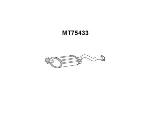 VENEPORTE MT75433 galinis duslintuvas 
 Išmetimo sistema -> Duslintuvas
MR161211