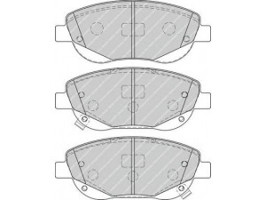 FERODO FDB4276 stabdžių trinkelių rinkinys, diskinis stabdys 
 Techninės priežiūros dalys -> Papildomas remontas
0446505260, 0446505300