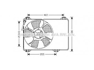 AVA QUALITY COOLING SZ7506 ventiliatorius, radiatoriaus 
 Aušinimo sistema -> Oro aušinimas
1711163J00, 1712063J00, 1776063J00