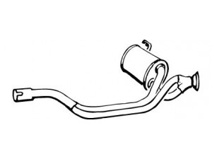 WALKER 15421 vidurinis duslintuvas 
 Išmetimo sistema -> Duslintuvas
95654014