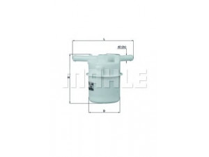 KNECHT KL 205 kuro filtras 
 Techninės priežiūros dalys -> Papildomas remontas
16900SE0000, 16900SE0003, 16900SE0004