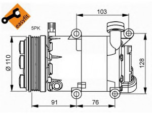 NRF 32415G kompresorius, oro kondicionierius 
 Oro kondicionavimas -> Kompresorius/dalys
1333040, 1388316, 1432750, 1432767