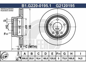 GALFER B1.G220-0195.1 stabdžių diskas 
 Dviratė transporto priemonės -> Stabdžių sistema -> Stabdžių diskai / priedai
34 21 6 764 651, 34 21 6 855 007