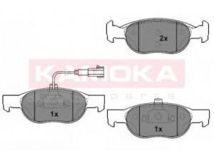 KAMOKA JQ1012080 stabdžių trinkelių rinkinys, diskinis stabdys 
 Techninės priežiūros dalys -> Papildomas remontas
77362199, 9947118, 9947629