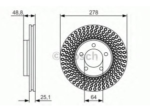 BOSCH 0 986 479 699 stabdžių diskas 
 Stabdžių sistema -> Diskinis stabdys -> Stabdžių diskas