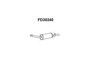 VENEPORTE FD30240 galinis duslintuvas 
 Išmetimo sistema -> Duslintuvas
1020058, 1020059, 6880567, 6880569
