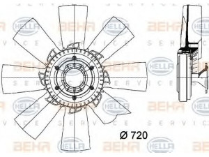 HELLA 8MV 376 730-041 ventiliatorius, radiatoriaus
163 4941